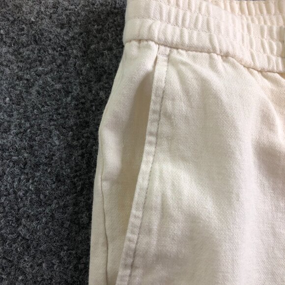 Banana Republic Pants Mens 34 Beige Linen Blend Drawstring Elastic Button Beach - Picture 5 of 12